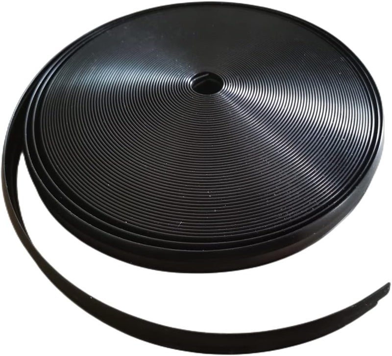 Ameri RV Trim Molding Insert 1" Wide Black Vinyl Screw Cover ffor RV Camper Travel Trailer Screw Cover Gutter Corner Plastic Trim Molding (Black 75Ft) - Image 1